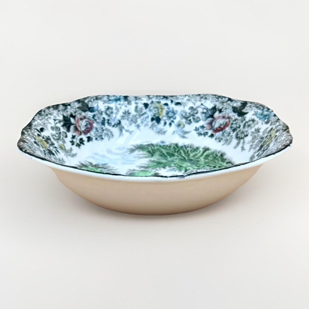 Johnson Brother's Mill Stream Soup, Salad or Fruit Bowl EUC ~ Made in England 7" - Picture 3 of 5